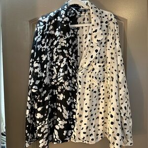 Nasty Gal Two-toned Button Up Shirt